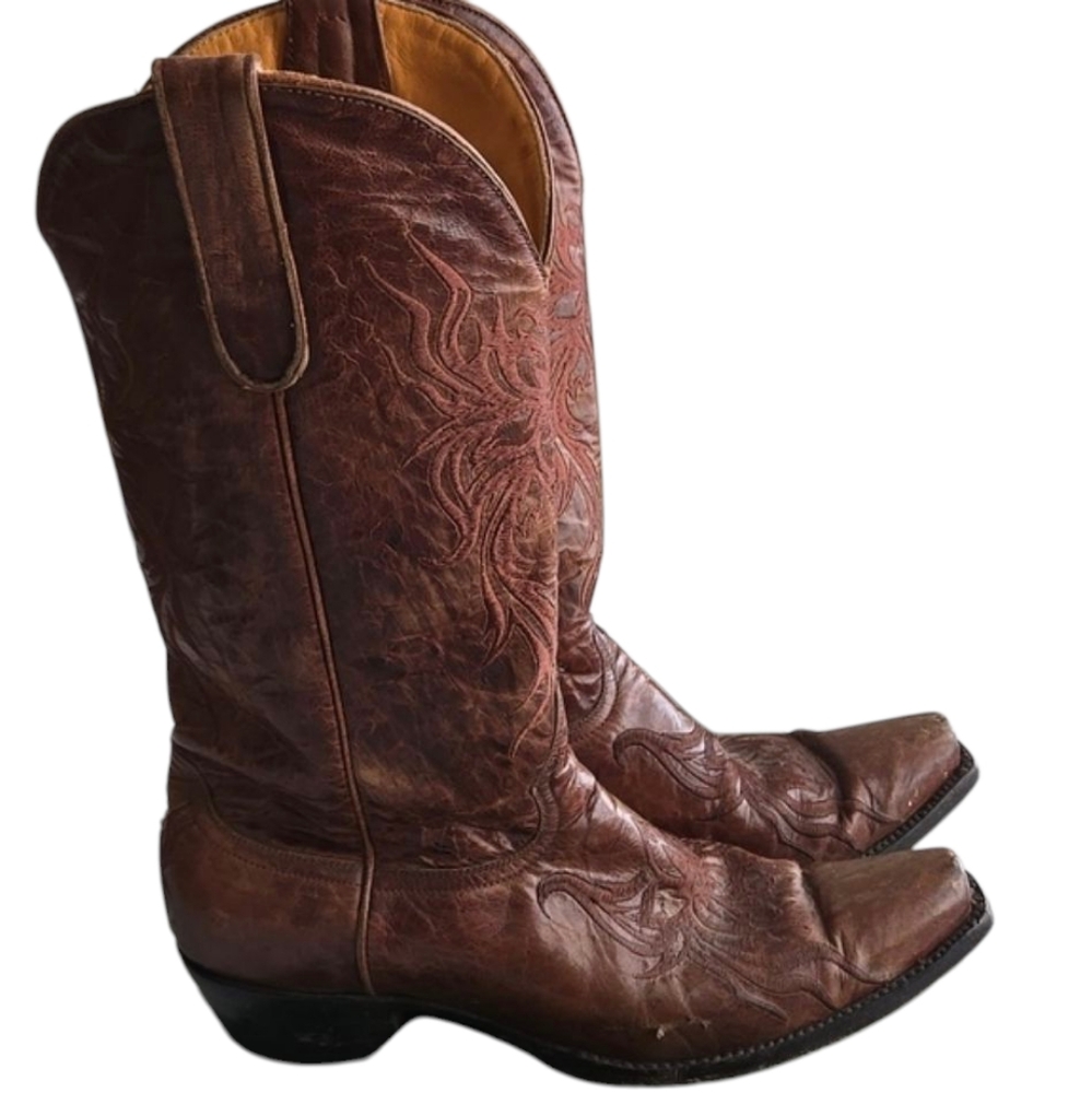Old Gringo Brown Leather Cowboy Boots Western Boho Cowgirl